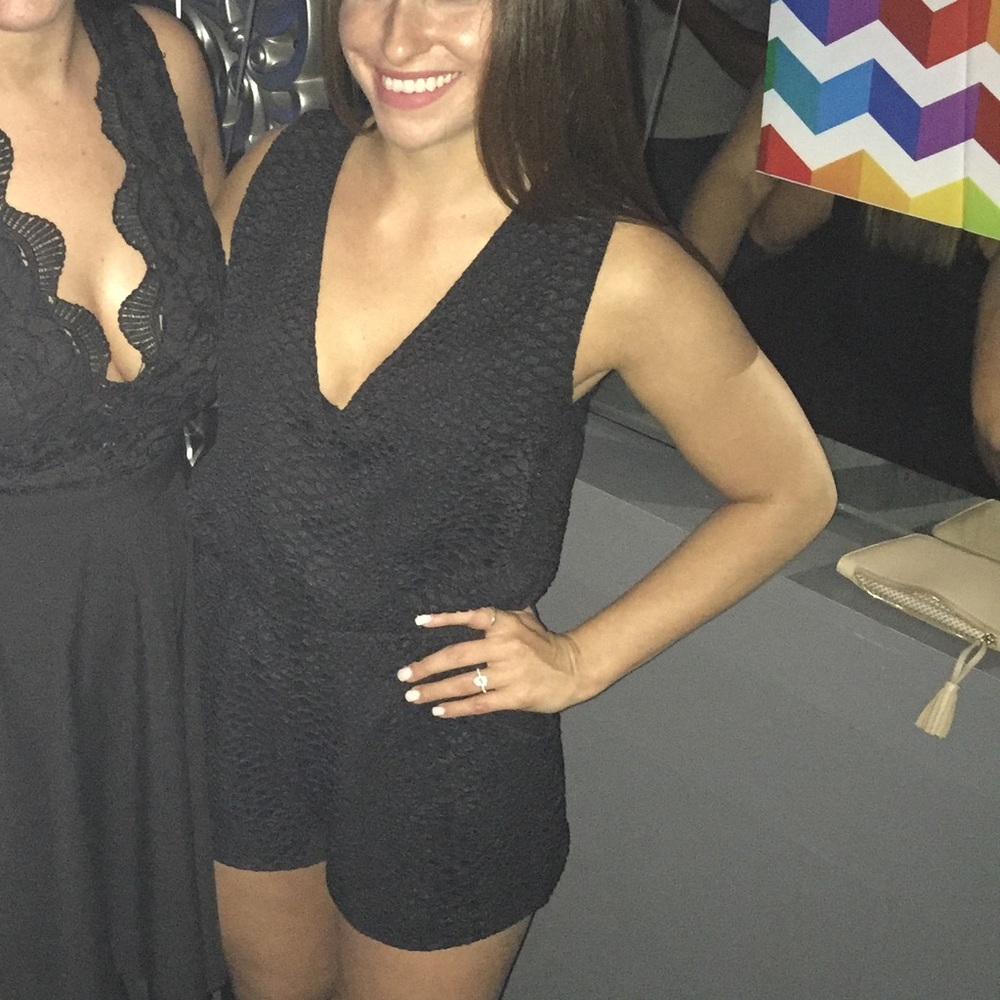 Embossed croc romper